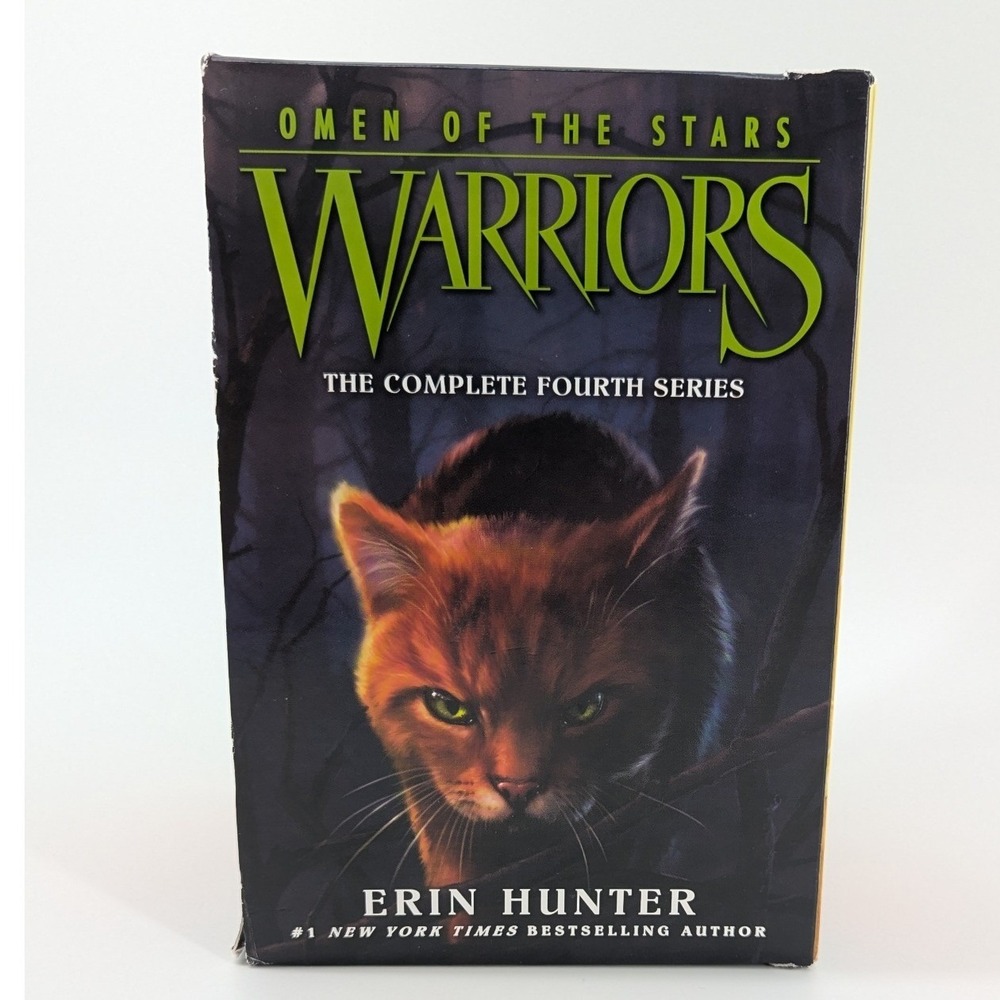 Warriors Omen of the Stars Complete Fourth Series Box Set Erin Hunter 6 Books